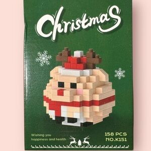 3/$10 Mekansm Micro Building Blocks 158pcs Reindeer Ball #K151